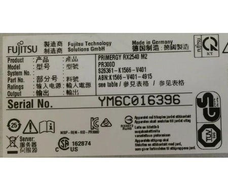 E5-2620v4 RX2540 8Core 1GHz 64GB 08TB
