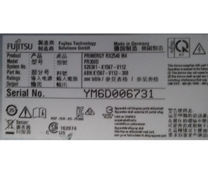 RX2540 768GB