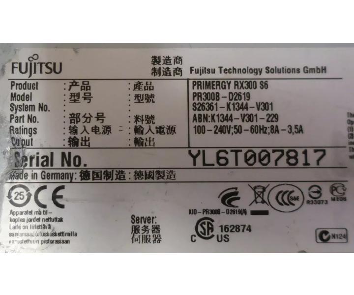 RX300 E5630 53GHz 12GB 12x2