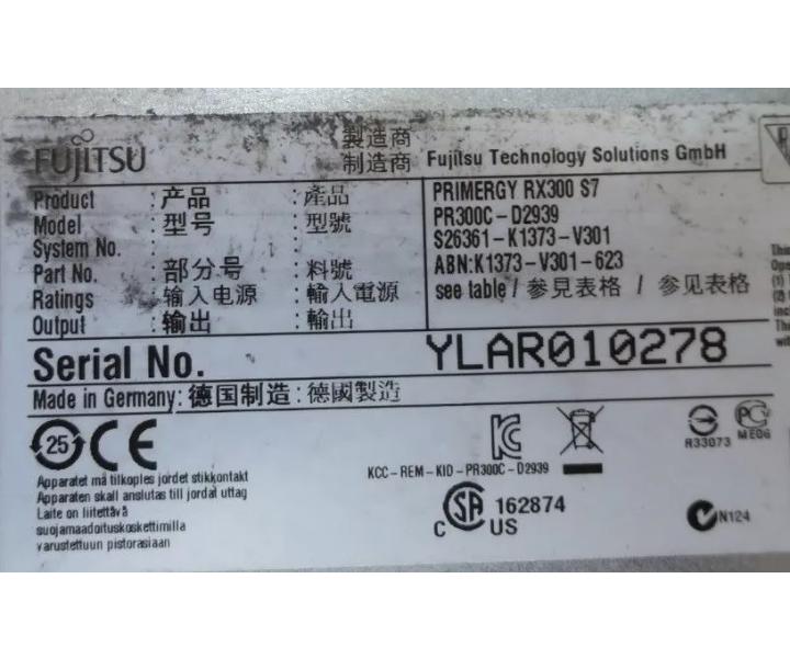 RX300 0CPU 0MEM 0PSU