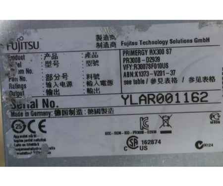 6-Core E5-2630 RX300 30GHz 256GB 900GB