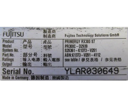 8-Core E5-2690 RX300 9GHz 256GB