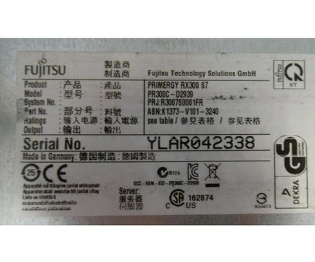 E5-2620 RX300 6Core 00GHz