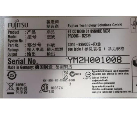 8-Core E5-2640v2 RX300 00GHz 128GB