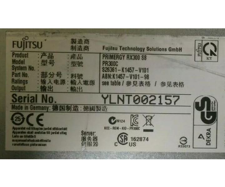 8-Core E5-2640v2 RX300 0GHz 64GB