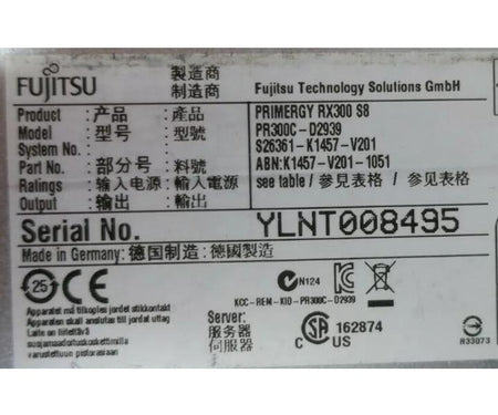 8-Core E5-2667v2 RX300 3GHz 32GB