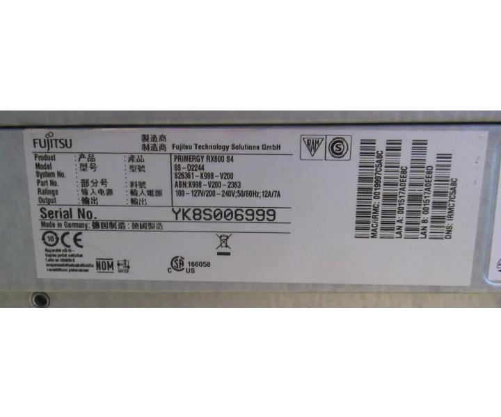 Six-Core RX600 X7460 66GHz 96GB