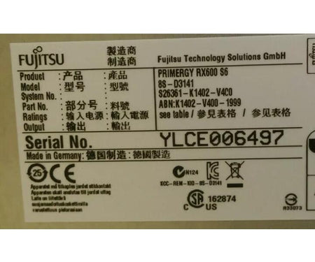 E7-4830 RX600 13GHz 64GB