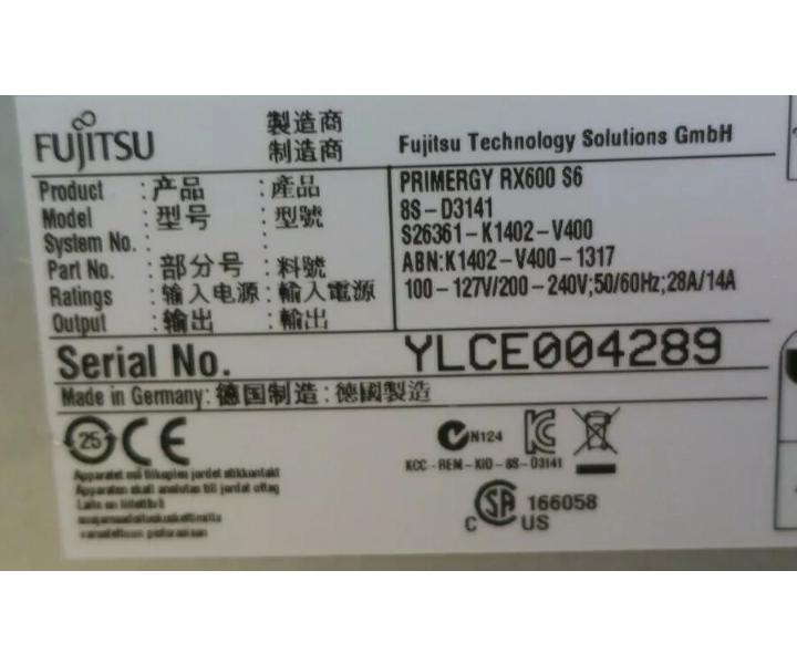 6-Core E7-4807 RX600 256GB 146GB