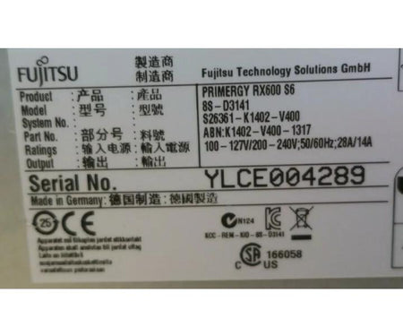 6-Core E7-4807 RX600 256GB 146GB