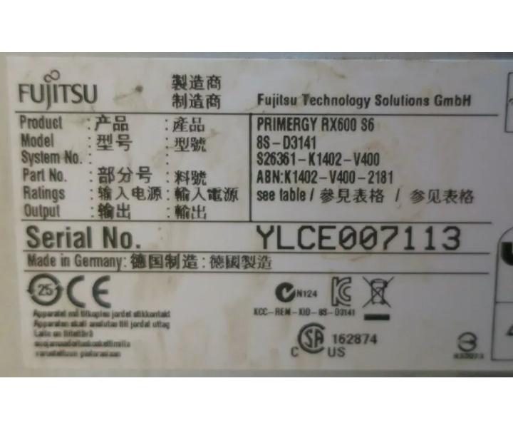 E7-4830 RX600 13GHz 256GB
