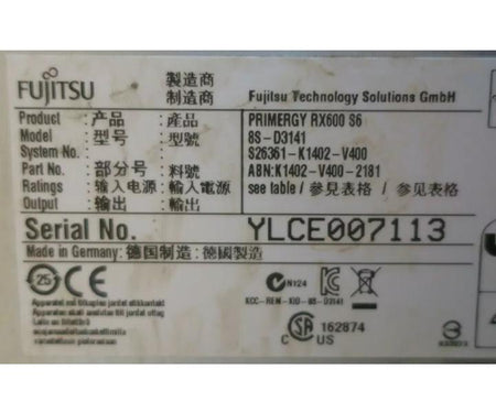E7-4830 RX600 13GHz 256GB