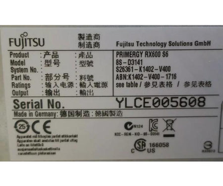 E7-4830 RX600 13GHz 384GB