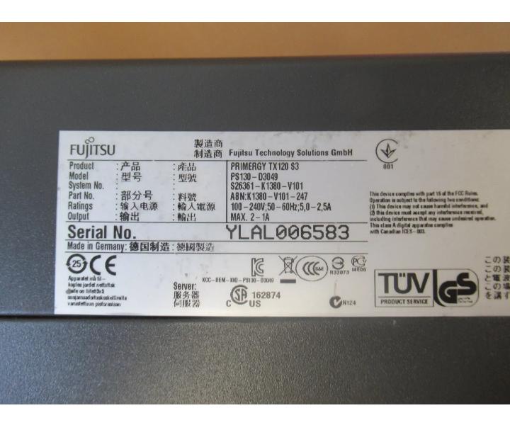 E3-1265Lv2 TX120 50GHz