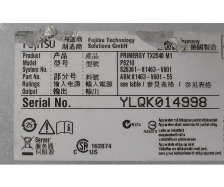 E5-2430v2 8-Bay TX2540 6Core 96GB 10TB
