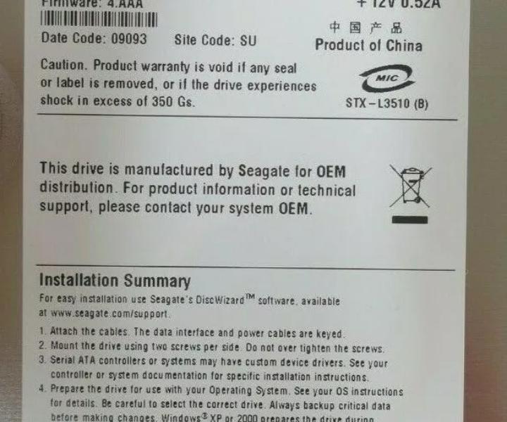 S26361-F3461-L160 160GB