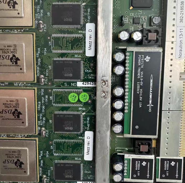GE DRF 2215142 TI DSP 320C6701 BSP67 PCB