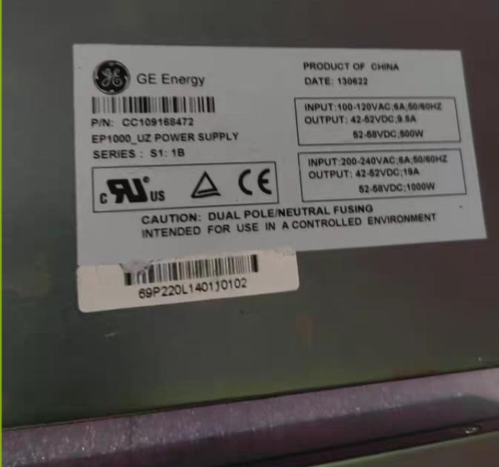 GE Energy EP1000 UZ      1000W      100-240VAC   52-58VDC 500W 1000W