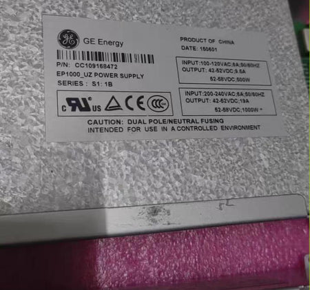 GE Energy EP1000 UZ      1000W      200-240V   50V