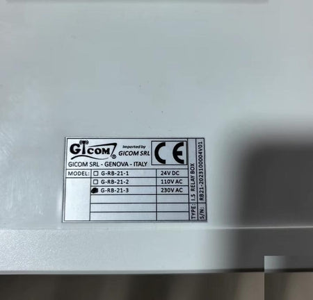 GICOM G-RB-21-3 RB21-LS 230V AC