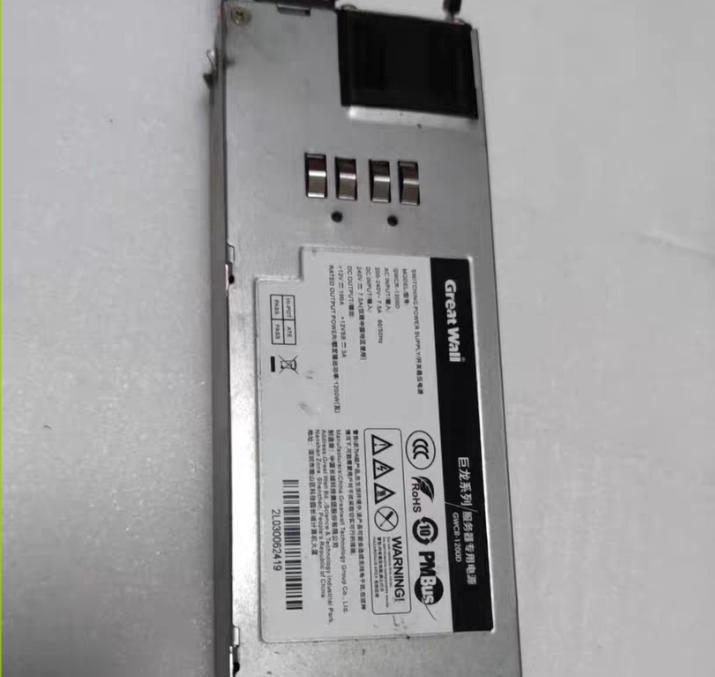 GWCR-1200D               200-240V   12V 100A 12VSB 3A     1200W