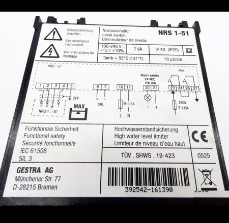Gestra NRS 1-51 NRS1-51 100-240V