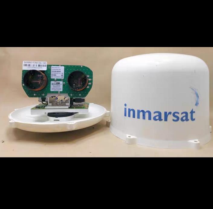 Globe Wireless I250 Dome Antenna And Receiver Inmarsat Marine Ship Communication