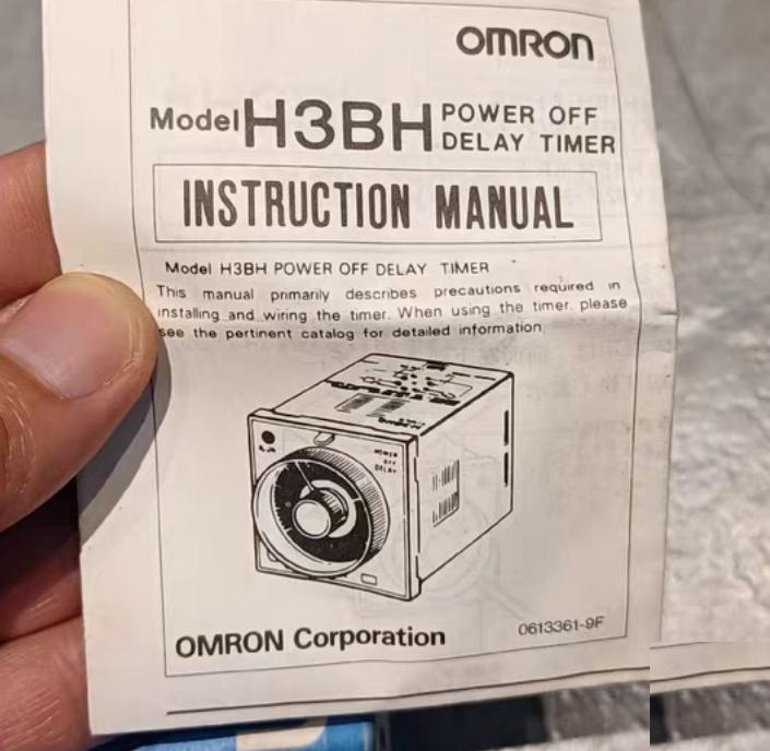 H3BH-8 0 5 10S 110VAC 8 H3BH-8 0 5 10m 24VDc 1 9 100