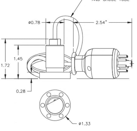 HASTINGS DV-6R-CF TC GAUGE CTI 7018012