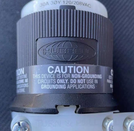 HBL3431C - Hubbell 30A 120 208VAC 4-Pole 4-Wire Non-NEMA Twist-Lock 6 10