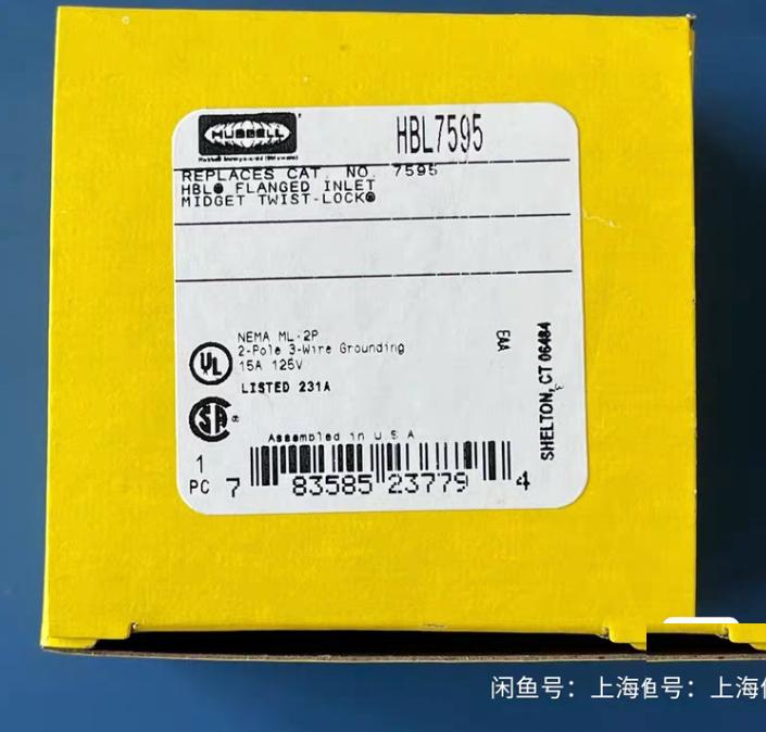 HBL7595 15 ML-2P 15A 125V AC HBL2521 NEMA L22-20R 20A 277 480V