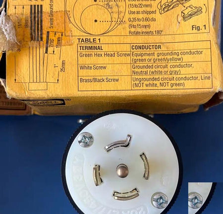HBL7595 15 ML-2P 15A 125V AC HBL2521 NEMA L22-20R 20A 277 480V