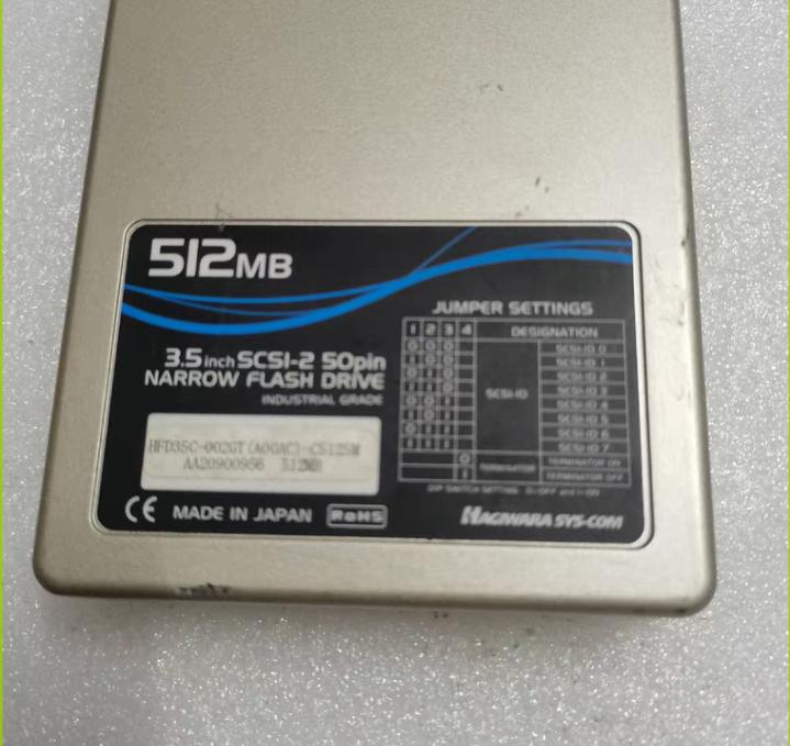 HFD35C-002GT-C512SM    Hagiwara50 SCSI 512MB  3 5