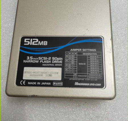 HFD35C-002GT-C512SM    Hagiwara50 SCSI 512MB  3 5