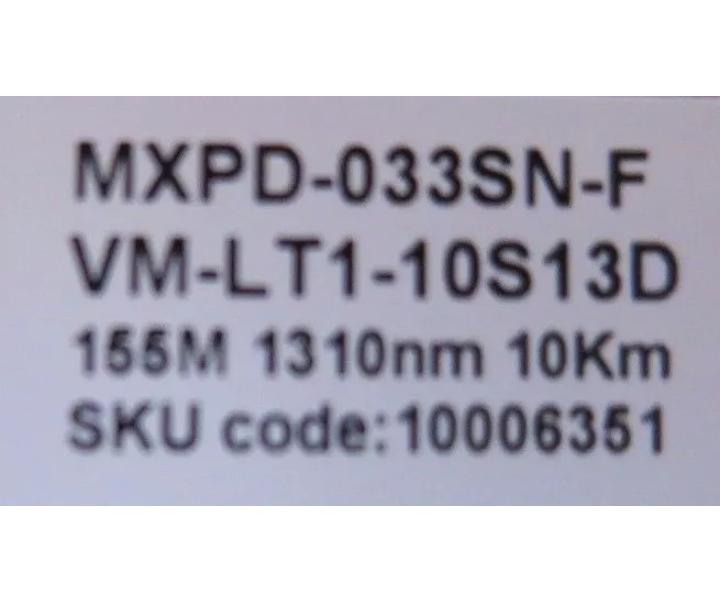 MXPD-033SN-F 155M 1310NM 10KM