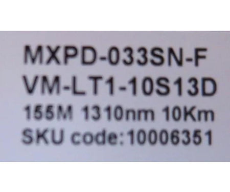 MXPD-033SN-F 155M 1310NM 10KM