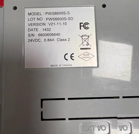 HITECH PWS6600S-S V21-11-10 24VDC CF USB COM