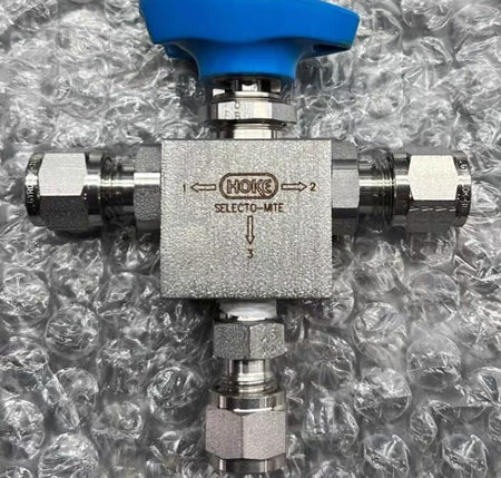HOKE 7177G4Y VALVE BALL 3-WAY 1 4 OD GYROLOK 316 SS