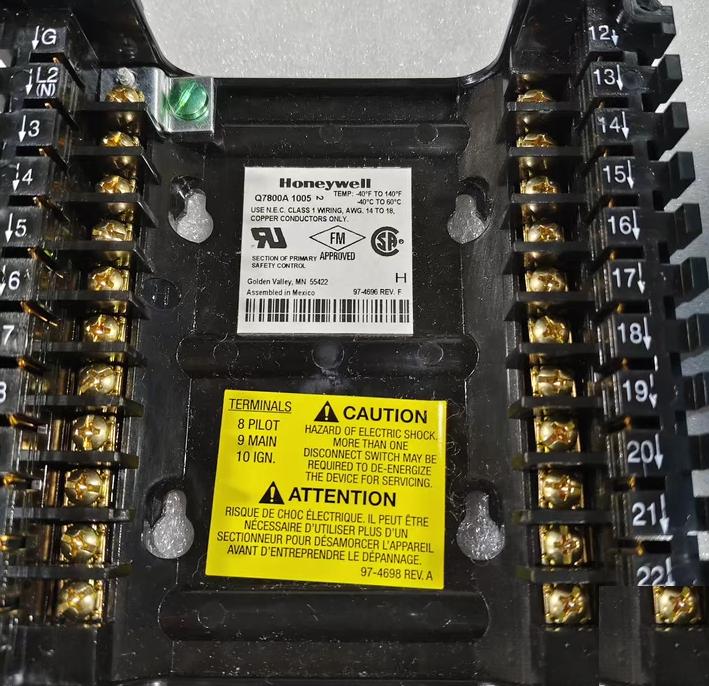 HONEYWELL Q7800A1005 EC7850A1122