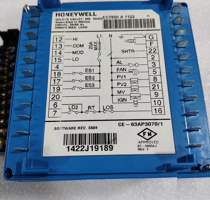 HONEYWELL Q7800A1005 EC7850A1122