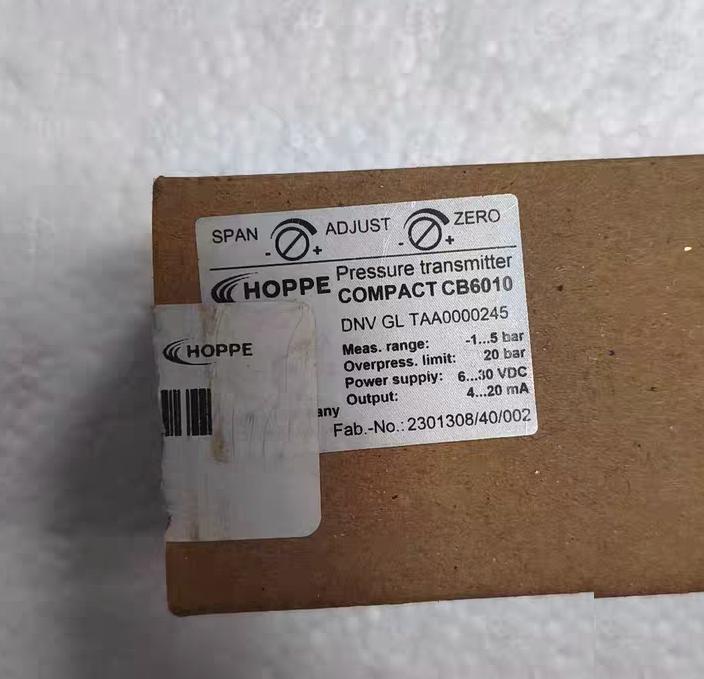 HOPPE COMPACT CB6010 2301308 40 002 -1 5bar 6-30VDC 4-20mA