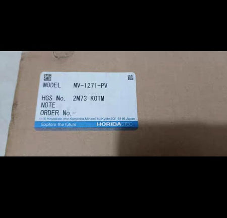 HORIBA MV-1271-PV 0 25g min 2 4860 N4-3