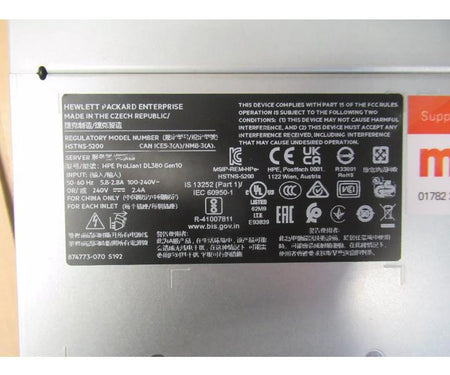 DL380 GEN10 960GB 256GB