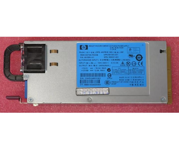 599381-001 591555-001 460W DL360 DL380