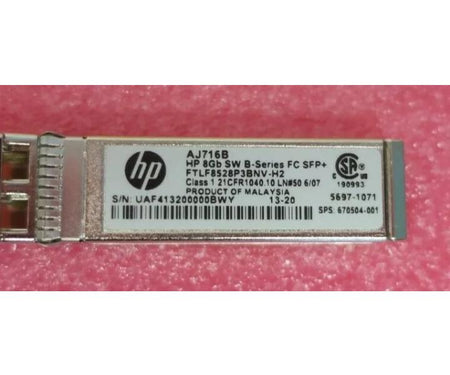 B-Series 670504-001 FTLF8528P3BNV-H2 AJ716B