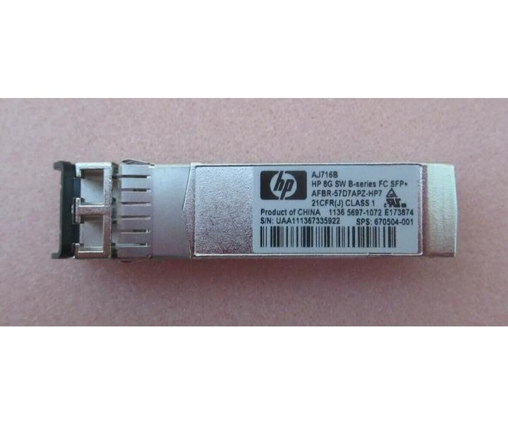 B-Series 670504-001 AFBR-57D9AMZ-HP7 AJ716B 8Gbps
