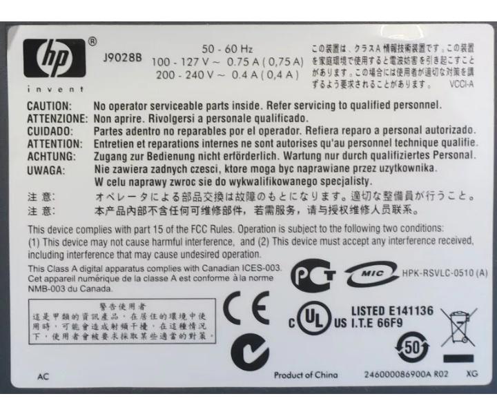 1800-24G 24-Ports 100Mbps J9028B