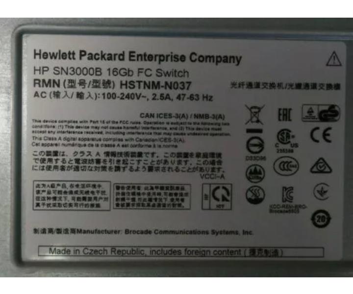 24-Port SN3000B QW938A 16Gb