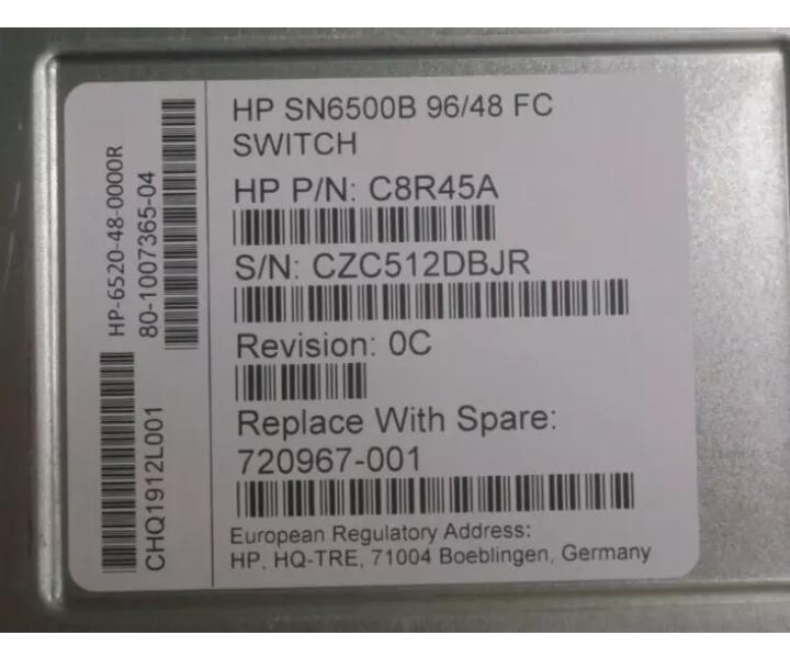 96-Port 72-Port SN6500B 16Gb C8R45A