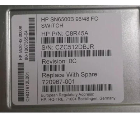 96-Port 72-Port SN6500B 16Gb C8R45A
